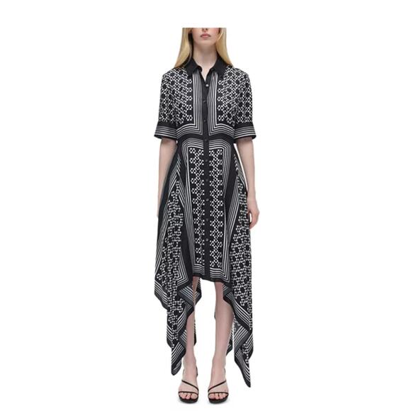 Jonathan Simkhai Dresses & Skirts - Simkhai Abrielle Midi Dress in Black White S
